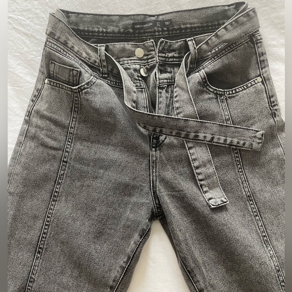 Karen Millen Seamed Belted Jean - Picture 1 of 5